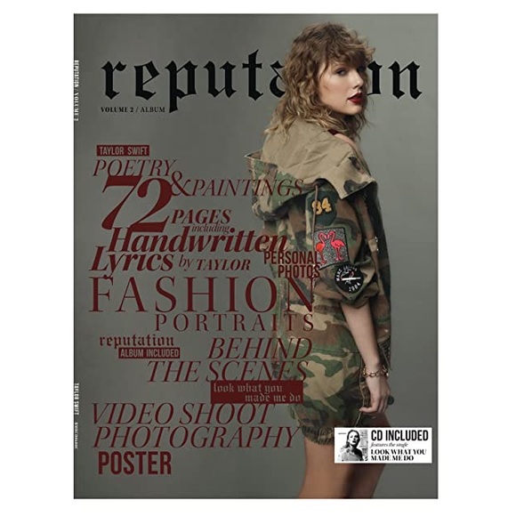RARE Taylor Swift Reputation Deluxe Book Volume 2 with Poster, Collector’s Item - Picture 1 of 9